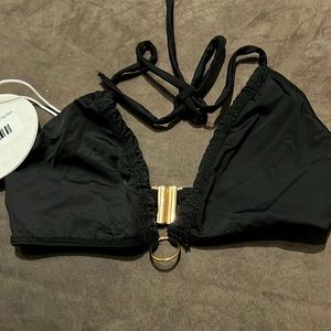 Princess Polly Black Bikini Top - Size 4